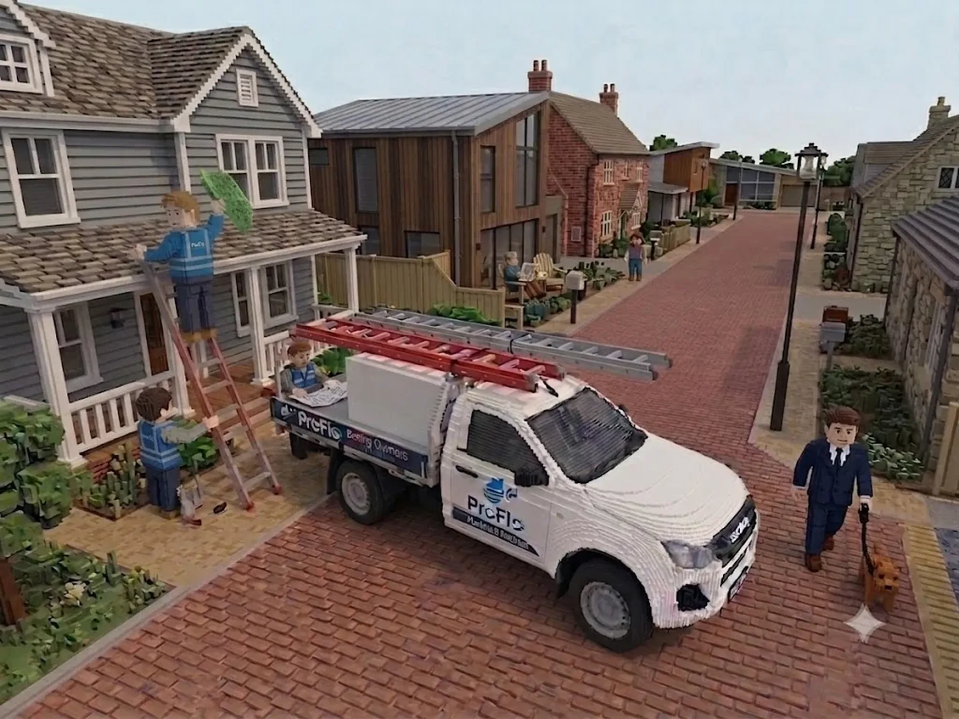 ProFlo WA FlowMate downpipe protection — voxel render Perth crew