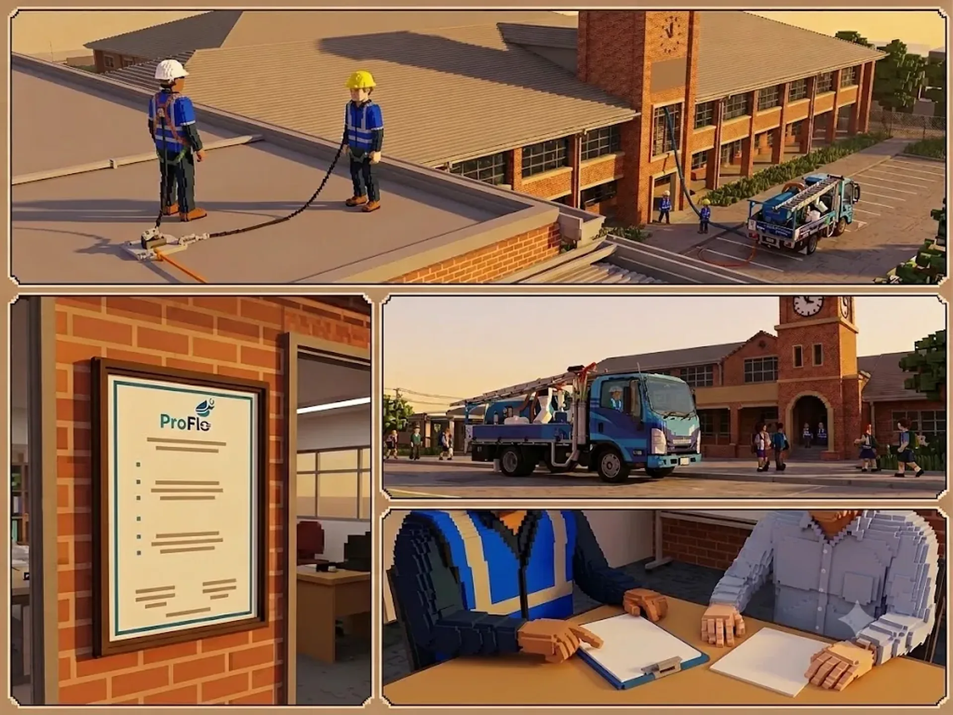 ProFlo WA crew servicing a Perth property