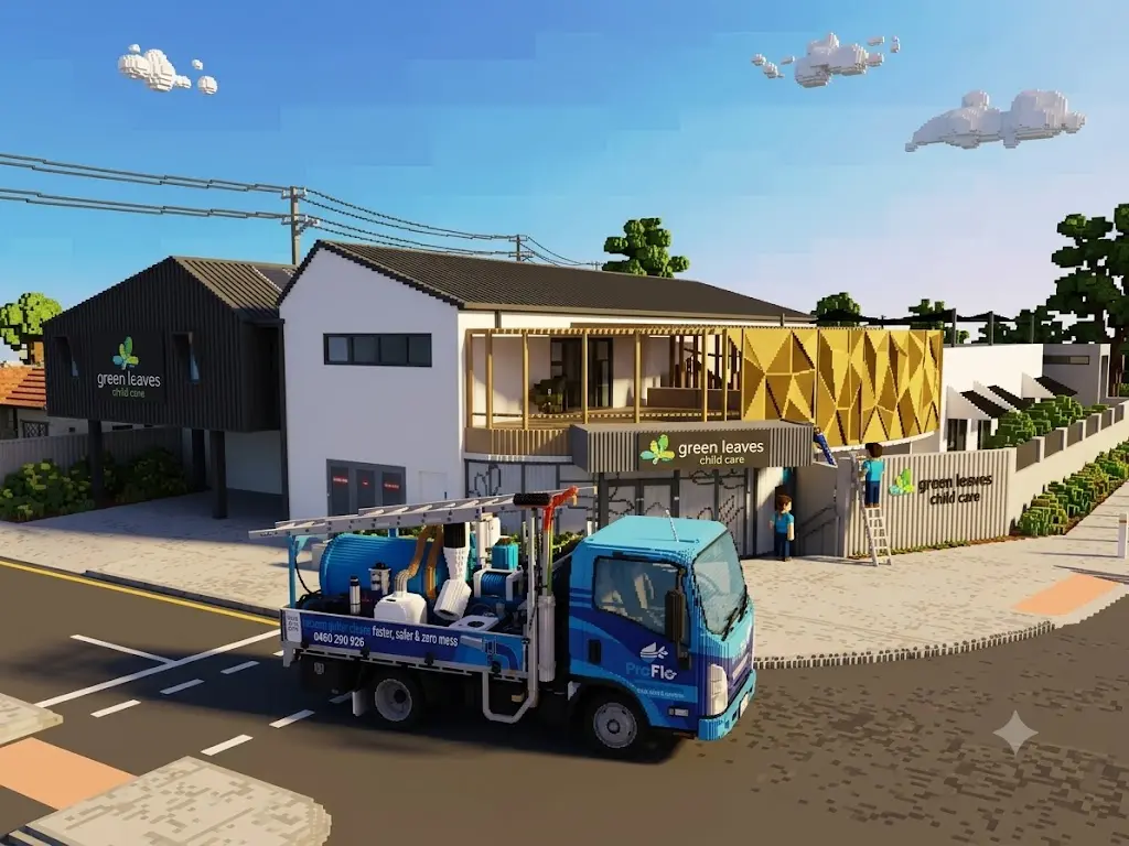 ProFlo WA vacuum gutter cleaning truck in Joondanna Perth inner north suburb